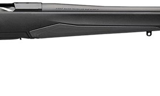 Browning 036031211 X-Bolt 2 Micro Full Size 243 Win 4+1 20″ Matte Blued Threaded Sporter Barrel, Matte Blued Drilled & Tapped Steel Receiver, Adjustable Vari-Tech Black Synthetic Stock