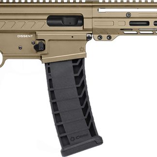 CMMG 94AC80FCT Dissent BR4 *CA Compliant 9mm Luger 10+1 16.10″ Black Nitride Threaded Barrel, Coyote Tan Cerakote Picatinny Rail Aluminum Receiver, Magpul SGA Black Polymer Stock