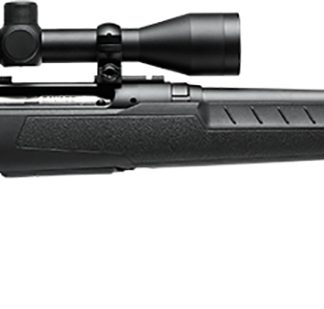 Savage Arms 32006 Axis XP Combo 308 Win 4+1 22″ Matte Black Button Rifled Barrel, Matte Black Drilled & Tapped Carbon Steel Receiver, Fixed Sporter Black Synthetic Stock, Weaver 3-9x40mm, Right Hand