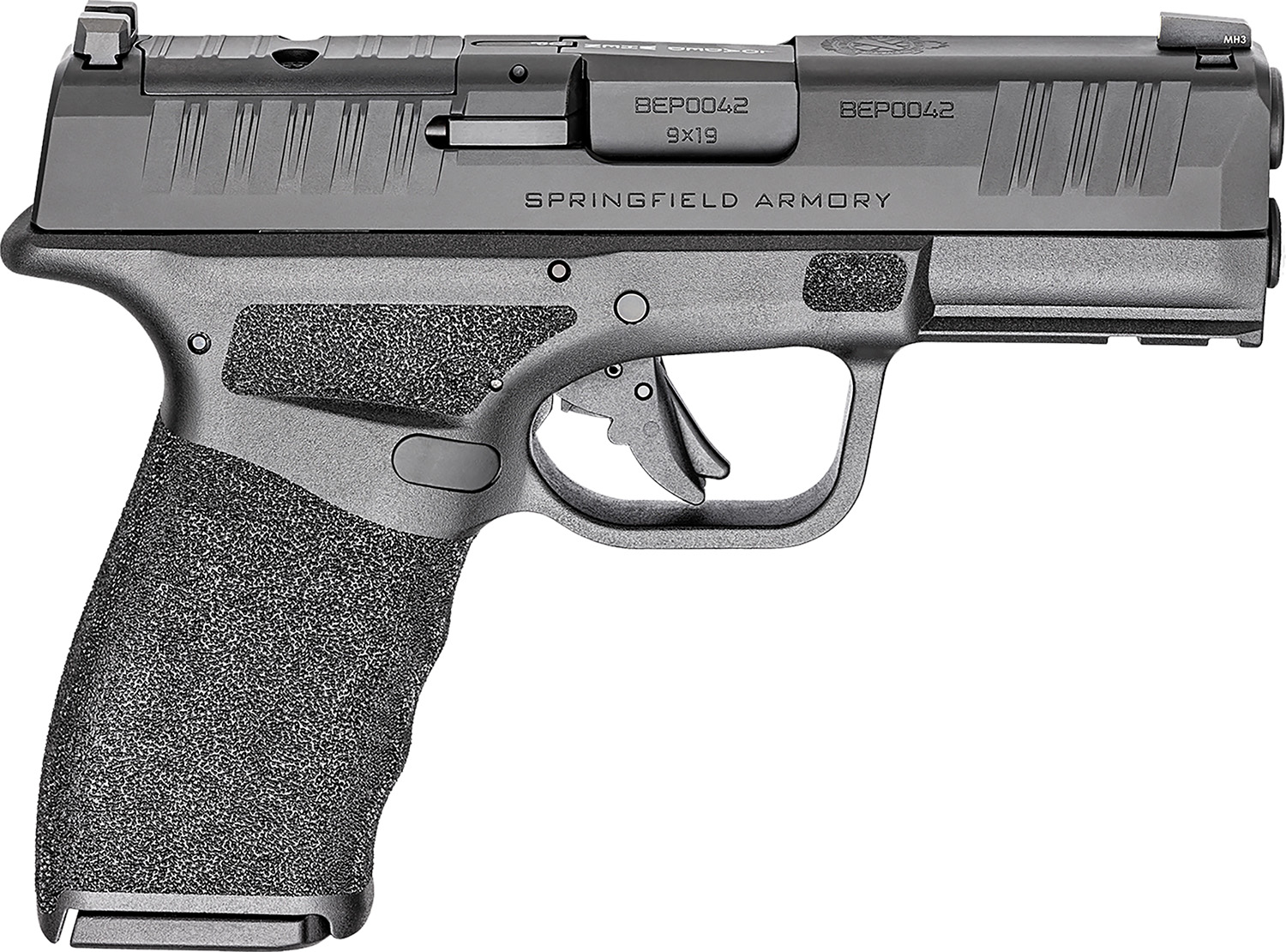 Springfield Armory HCP9379BOSPCAP Hellcat Pro OSP *CA Compliant 9mm Luger Gear up 2024 Includes Viridian RFX-11 Green Dot Optic, 3 10rd Magazines (Total of 5), Dual Range Bag