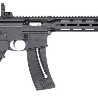 Smith & Wesson 14375 M&P15-22 Sport Bundle .22 LR 25+1 16.50″ Black Threaded Barrel Polymer Receiver Black Handguard Grip
