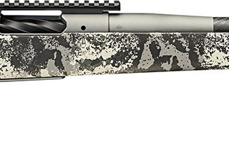 Springfield Armory BAB92265CMCFY 2020 Boundary 6.5 Creedmoor 4rd 22″ Tactical Gray Cerakote Stainless Steel Receiver Rogue Camo Carbon Fiber Stock