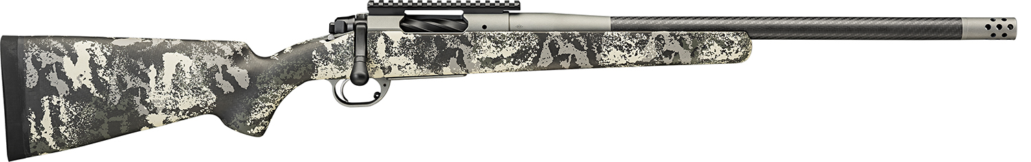Springfield Armory BAB9247CFY 2020 Boundary 7mm 24″ Rogue Camo Fluted Barrel Tactical Gray Cerakote Model 2020 Stainless Steel Receiver Carbon Fiber w/ M-LOK