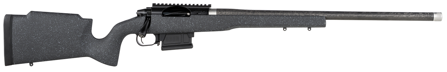 Proof Research 137833 Elevation MTR 2.0 6.5 Creedmoor 22″ Carbon Fiber Wrapped Match Grade Threaded Barrel, Black Cerakote Picatinny Rail Steel Receiver, Fixed Proof Black Granite Carbon Fiber Stock