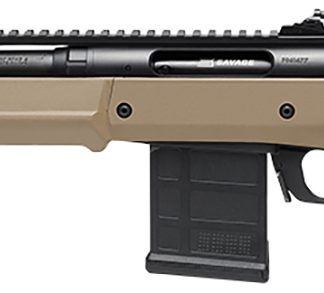 Savage Arms 58195 110 Scout Full Size 5.56 NATO 10+1 16.50″ Flat Dark Earth Threaded Barrel, Picatinny Rail Carbon Steel Receiver, Magpul Hunter Synthetic Stock Left Hand