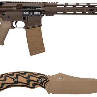 Diamondback DB175AK131 DB15  Sports South Exclusive 5.56 NATO 30rd 16″ Black Nitride 7075-T6 Aluminum Receiver 15″ M-LOK Handguard Brown Flat Dark Earth Magpul Grip