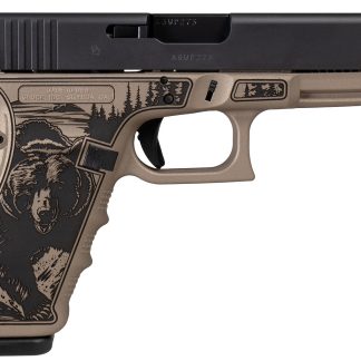 Glock UG2050204NKODAK G20 Gen4 Full Size Frame 15+1 4.61″ Black Steel Barrel, Black Cerakote Steel Serrated Slide, Rose Gold w/Kodiak Polymer Frame w/Picatinny Rail, Ambidextrous