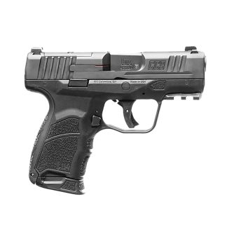 HK 81000551 CC9 Micro Compact 9mm Luger 10+1 3.32″ Black Polygonal Rifled Barrel, Optic Ready/Serrated Steel Slide, Polymer Frame w/Picatinny Rail, Black Interchangeable Backstrap Grip, Ambidextrous