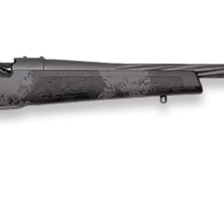 Weatherby MLW01N7M8RR4B Mark V Live Wild 7mm-08 Rem 4+1 24″ Carbon Gray Cerakote Spiral Fluted Barrel Black/Gray Sponge Pattern/Polymer Stock