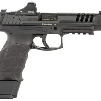 HK 81000877 VP9L SCS 9mm Luger 20+1 5″ Black Polygonal Rifled Barrel, Long/Lightening Cuts/Optic Cut SCS Steel Slide, Polymer Frame w/Picatinny Rail, Black Interchangeable Backstrap Grip