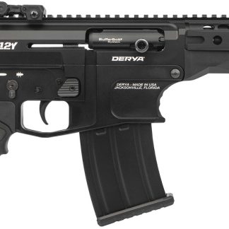 Derya Firearms DY12Y11US Namlu DY12 12 Gauge Semi-Auto 3″ 5+1 11″ Black Melotine Threaded Barrel, Black Anodized Aluminum Receiver w/Picatinny Rail, Black Adjustable Polymer Stock & Pistol Grip