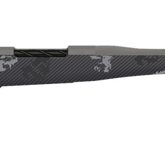 Fierce Firearms TWROG300WIN20GP Twisted Rogue 300 Win 20″ Tungsten Cerakote Fluted Threaded Barrel, Drilled & Tapped Steel Receiver, LR Negative Comb Phantom Camo Carbon Fiber Stock