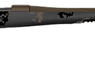 Fierce Firearms TWTROG7PRC22BT Twisted TI Rogue 7mm PRC 22″ Black Cerakote Steel Threaded Barrel, Black Cerakote Drilled & Tapped Titanium Receiver, LR Negative Comb Trophy Camo Carbon Fiber Stock