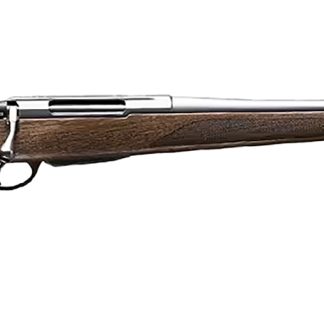 Tikka JRTXA78222MT T3x Hunter Full Size 6.5 Creedmoor 3+1 22.40″ Matte Stainless Fluted Threaded Barrel, Matte Drilled & Tapped Stainless Steel Receiver, Fixed Oiled Walnut Wood Stock, Right Hand