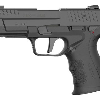 Retay USA RXP22BLK13TH RXP 22 LR 13+1 4″ Black Threaded Barrel, Black Cerakote RMR/RMSc Optic Ready/Serrated Slide & Polymer Frame w/Accessory Rail, Textured Grip