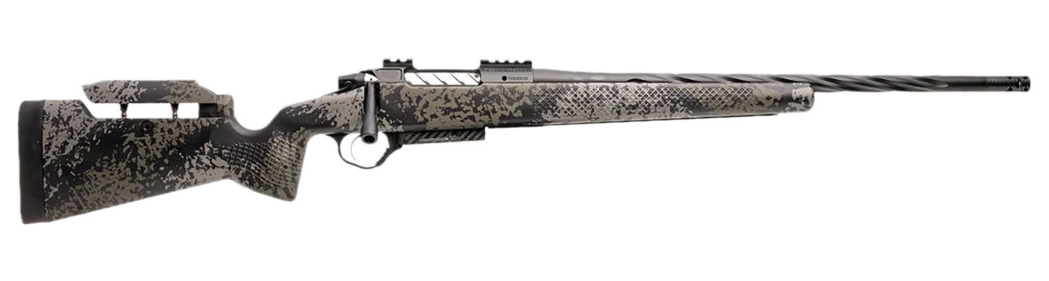 Seekins Precision 0011710305-F Havak PH3 6 Creedmoor 20″ Black Fluted Threaded Barrel, Black Picatinny Rail Steel Receiver, Adj Cheek Riser Mountain Shadow Synthetic Stock