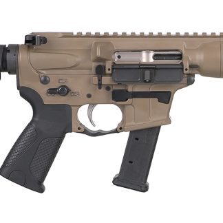 LWRC ICP9CK8SBA3 IC-9  9mm Luger 8.50″ 33+1 Black Nitride Threaded Barrel, Flat Dark Earth Anodized Aluminum Picatinny Rail Receiver, SB Tactical SBA3 Brace, LWRC Ultra Combat Grip, Ambidextrous