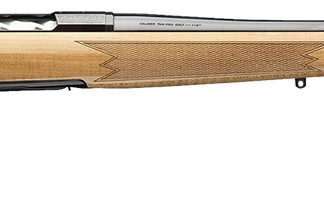 Browning 036080229 X-Bolt 2 Medallion 300 Win Mag 3+1 26″ Blue Polished Threaded Barrel & Drilled & Tapped Carbon Steel Receiver, Fixed Gloss AAAA Maple Wood Stock, Radial Muzzle Brake