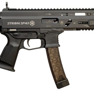 Grand Power 810091157978 Stribog SP9A3 9mm Luger 30+1 16″ Black Picatinny Rail, Black Polymer Grip