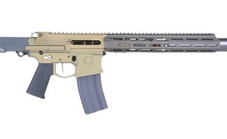 Q LLC HB-300BLK-7IN-HBSIL Honey Badger 300 Blackout 7″ 1:5 Twist Short Barreled Rifle W/ Direct Thread HB Silencer Gray