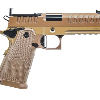 Watchtower Firearms APACHE9MMCMNDRFDE Apache Commander Frame 9mm Luger 15+1 4.25″ Threaded Barrel Steel Slide Flat Dark Earth PVD