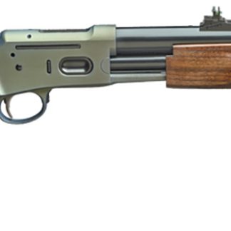 Davide Pedersoli 010S934044 Jackal 44 44 Mag 6+1 19″ Silver Cerakote Threaded Barrel & Receiver w/Picatinny Rail, Walnut Fixed Stock