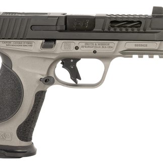 Ed Brown MPFMATCH Fueled M&P Match 9mm Luger 19+1 4.75″ Black Nitride Match Grade Threaded Barrel, Black Nitride Optic Cut/Ported/Serrated Stainless Steel Slide