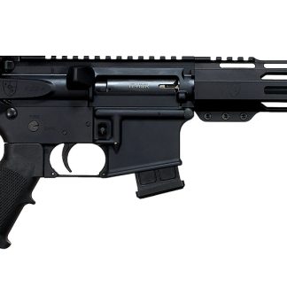 Alexander Arms PHI17NB Highlander 17 HMR 10+1 11″ Black Fluted Threaded Barrel, Black Anodized Picatinny Rail Receiver, Black A2 Grip