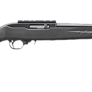 Ruger 31239 10/22  Sports South Exclusive Carbine 22 LR 10+1 16.12″ Black Satin Threaded Barrel, Receiver w/Scope Rail, Ruger Modular System Synthetic Stock