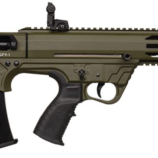 Gforce Arms GFY11220ODG GFY-1 USA 12 Gauge Semi-Auto 3″ 5+1 18.50″ Black Threaded Barrel, OD Green Cerakote Aluminum Receiver w/Picatinny Rail, OD Green Bullpup Polymer Stock, Polymer Grip