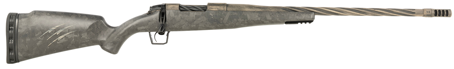 Fierce Firearms Twisted Rogue 7mm PRC 3+1 22″ Match Grade/Spiral Threaded Barrel, Drilled & Tapped Receiver, Carbon Fiber Stock