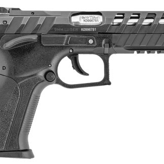 Grand Power 8588005808514 X-Calibur CO Mk23 Match 9mm Luger 15+1 4.80″ Stainless Barrel, Black Steel Lightening Cut/Optic Cut/Serrated Slide, Black Steel Frame w/Picatinny Rail, Black Textured Grip