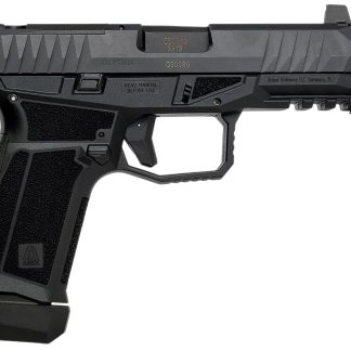 Global Ordnance LLC 815537024791 Delta M Gen2 9mm Luger 15+1 4″ Black Threaded Barrel, Black Nitride Optic Cut/Serrated Slide, Black Frame, Ambidextrous