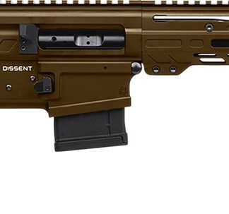 CMMG 55A520BMB Dissent BR4 5.56x45mm 10+1 16.10″ Black Nitride Threaded Barrel, Midnight Bronze Cerakote Aluminum Receiver w/Picatinny Rail, M-LOK Handguard, Magpul Fixed Black Polymer Stock