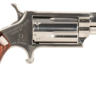 North American Arms 22MDLX LDLX  22 Mag 5 Shot 1.13″ Polished Stainless Steel, Rosewood Grip, Exposed Hammer