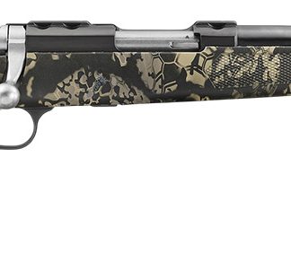 Ruger 7427 77/44 44 Rem Mag 4+1 16.60″ Blued Threaded Barrel, Blued Alloy Steel Receiver w/Integral Scope Mount, Kryptek Obskura Nox Camo Synthetic Stock