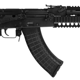 Pioneer Arms AK0031KCORE Micro Hellpup CORE 7.62x39mm 30+1 7″ Blued Threaded Barrel, Quad Picatinny Rail Handguard, Blued Steel Receiver w/Side Mounted Optic Rail, Black Plastic Grip, Right Hand