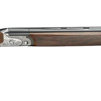 Rizzini USA 2203-1228 Aurum EVO 12 Gauge Break Open 3″ 2rd 28″ Black Over/Under Vent Rib Barrel, Coin Anodized Receiver Engraved w/Game Scene, Fixed Turkish Walnut Stock w/Prince of Whales Grip