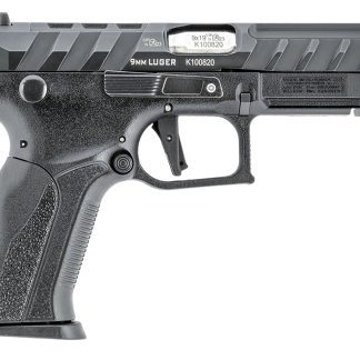 Grand Power 8588005808668 Q100 Mk23 9mm Luger 15+1 4.25″ Stainless Rotating Barrel, Black Steel Optic Ready/Serrated Slide, Black Steel Frame w/Accessory Rail & Beavertail, Textured Grip