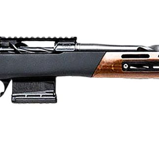 Horizon Firearms HRFMAX308W20R Venatic Max 308 Win 5+1 20″ Nano Flat Black Fluted Threaded Barrel, Black DLC Aluminum Receiver w/Picatinny Rail, Woox Furiosa Aluminum/Wood Stock, Right Hand