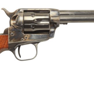 Taylors & Company  Uberti Stallion 38 Special 6 Shot 4.75″ Blued Round Barrel, Blued Cylinder, Color Case Hardened Steel Frame, Walnut Birdshead Grip, Exposed Hammer