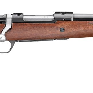 Ruger 67103 Hawkeye Hunter 358 Win 4+1 16.60″ Satin Blued Threaded Barrel, Satin Blued Steel Receiver w/Integral Scope Mount, American Walnut Fixed Stock, Right Hand