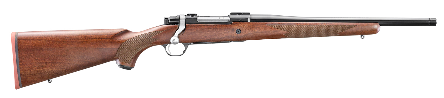 Ruger 67103 Hawkeye Hunter 358 Win 4+1 16.60″ Satin Blued Threaded Barrel, Satin Blued Steel Receiver w/Integral Scope Mount, American Walnut Fixed Stock, Right Hand