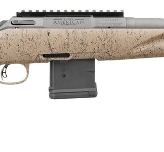 Ruger O6959 American II Ranch 300 Blackout 10+1 16.10″ Cobalt Cerakote Spiral Fluted Threaded Barrel & Alloy Steel Receiver w/Picatinny Rail, Flat Dark Earth Splatter Adj Comb & LOP Synthetic Stock, L