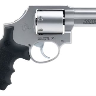 Taurus 66C Revolver – Stainless Steel | 357 MAG | 3″ | 7RD | HOGUE GRIPS