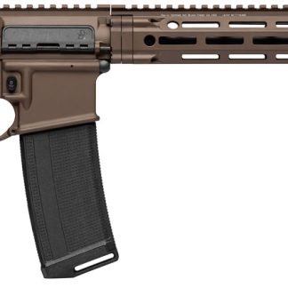 Daniel Defense 0212802338047 DDM4 V7 5.56x45mm NATO 30+1 16″ Threaded Barrel w/Flash Suppressor, Mil-Spec Brown Cerakote, 6 Position Stock w/SoftTouch Overmolding