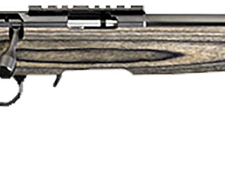 Ruger 8348 American Rimfire Target Full Size 22 LR 10+1 18″ Satin Blued Threaded Bull Barrel, Satin Blued Drilled & Tapped Steel Receiver, Black Laminate Fixed Stock, Right Hand