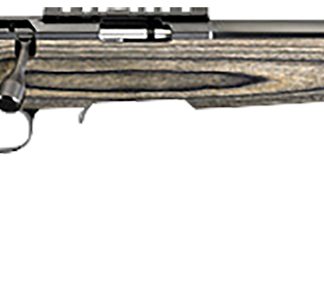 Ruger 8349 American Rimfire Target Full Size 22 WMR 9+1 18″ Satin Blued Threaded Bull Barrel, Satin Blued Drilled & Tapped Steel Receiver, Black Laminate Fixed Stock, Right Hand