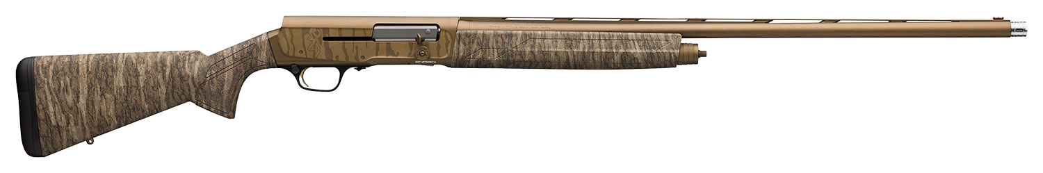 Browning 0118472005 A5 Wicked Wing 12 Gauge with 26″ Barrel, 3.5″ Chamber, 4+1 Capacity, Burnt Bronze Cerakote Metal Finish & Mossy Oak Bottomland Synthetic Stock Right Hand (Full Size)