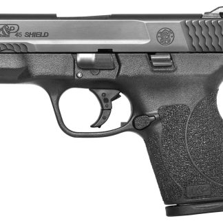 Smith & Wesson LE 11726 M&P 45 Shield Double 45 Automatic Colt Pistol (ACP) 3.3″ 6+1/7+1 Black Polymer Grip Black Stainless Steel
